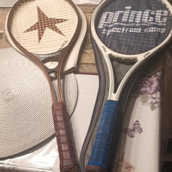 Vintage Snauwaert  & Prince Tennis Rackets selling as 1 pc.include covers - Picture 1 of 2